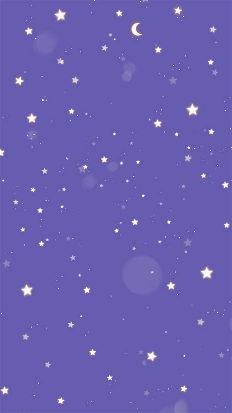 Cute Purple Stars Wallpaper Japanese Wallpaper Iphone Iphone