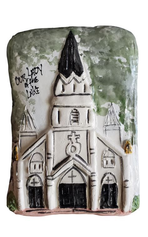 Our Lady Of The Lake Church Ceramic Plaque The T Pod Boutique