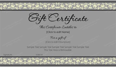 This wedding gift certificate is fully editable with the adobe photoshop cs2+ software. Business Gift Certificate Template (50+ Editable ...