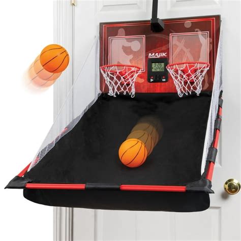 Majik Over The Door Double Shot Basketball With Arcade Scoring And Sound