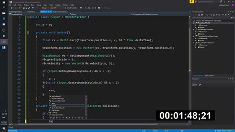 Unity Coding A Simple Game In Less Than 5 Minutes Code Only Youtube