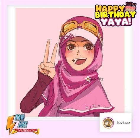 Happy Birthday Yaya Yah 5 August Boboiboy Galaxy Anime Art