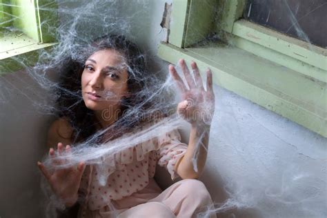 Caught Web Woman Stock Photos Free Royalty Free Stock Photos From