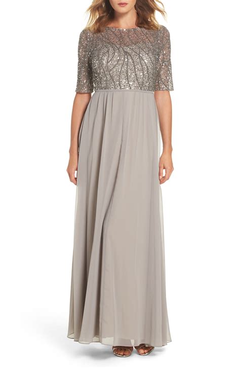 I Love This Dress Silver Platinum Beaded Mother Of The Bride Dress By