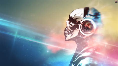 skull with headphones wallpapers top free skull with headphones backgrounds wallpaperaccess
