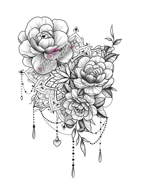 Flower Mandala Tattoo Design By Tattoosuzette On Deviantart In