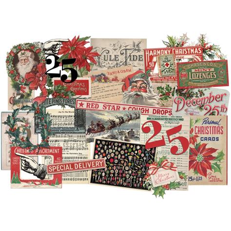 Tim Holtz Idea Ology Layers Christmas 31 Pack