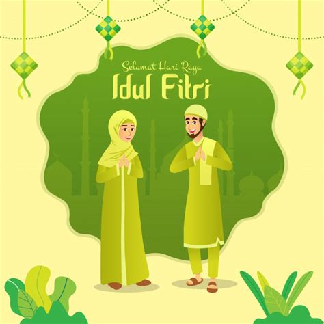 Mohon maaf lahir dan batin. 20 Gambar Selamat Hari Raya Idul Fitri 1441 H/2020 Terbaik ...