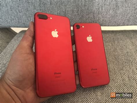 Apple Iphone 7 And 7 Plus Product Red In Pictures
