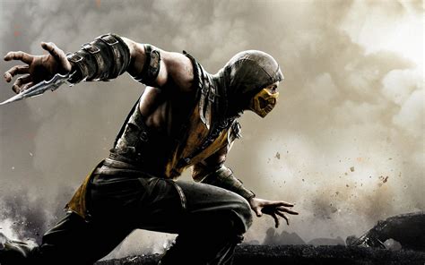 Scorpion Mortal Kombat Splinters Wallpaper Hd Games 4k