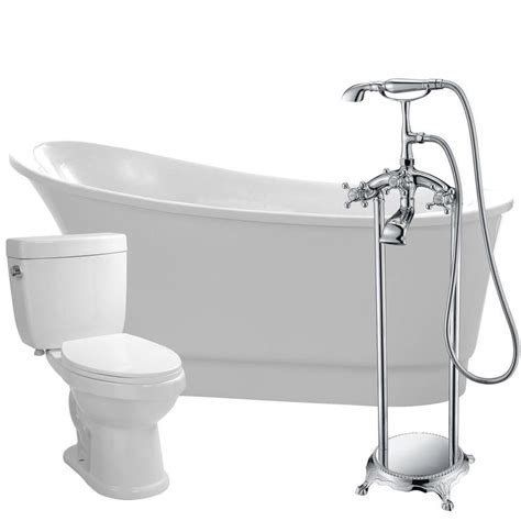 Whichever material you choose, it should be scratch and stain resistant. ANZZI Freestanding Bathtubs at Lowes.com