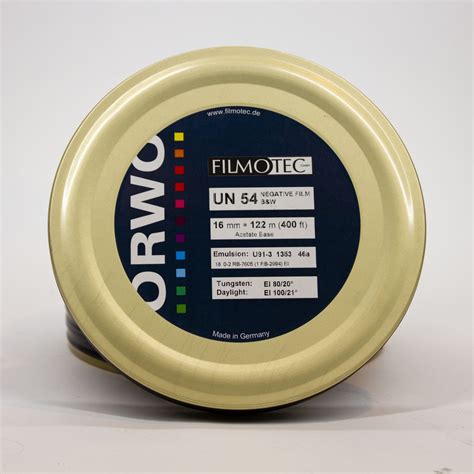 Orwo Un54 16mm Black And White Reversal Film 400ft Asa 100d80t