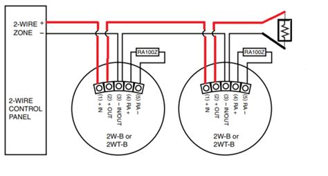 Power to operate the smoke detector is supplied on the same 2 wires as the detection circuit. 4 Wire Smoke Detector Wiring Diagram - General Wiring Diagram