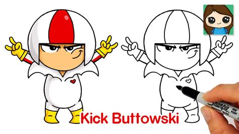 How To Draw Kick Buttowski Step By Step