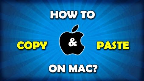 How To Copy And Paste On Macbook Air Pro Imac Youtube