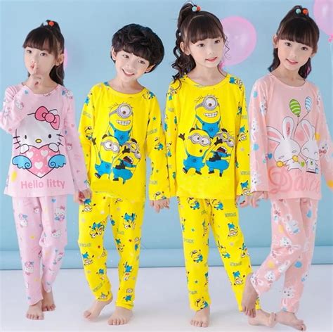 Fashion Kids Sets Palace Princess Style Children Pajama Sets Cotton