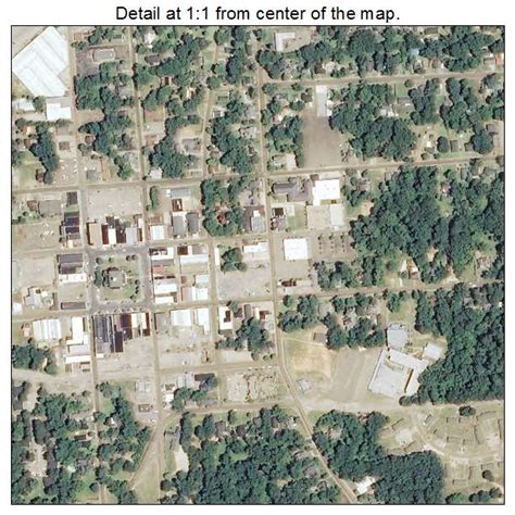 Aerial Photography Map Of Kosciusko Ms Mississippi