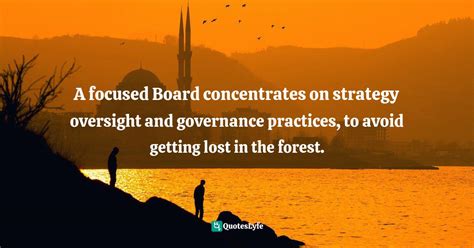 A Focused Board Concentrates On Strategy Oversight And Governance Prac