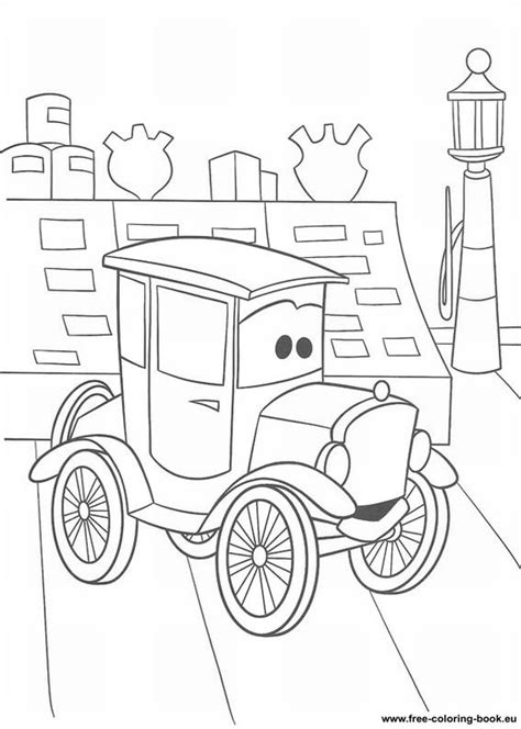 Coloring book pages from printfree.com outline car images page 01 to color *** note ***be sure to read any warning labels on your particular brand of ink cartridge, paper , crayons, markers, etc.regarding small children. Coloring pages Cars Disney Pixar - Page 1 - Printable ...