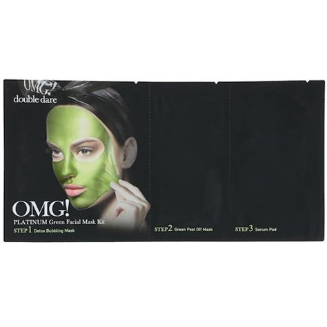 double dare platinum green facial mask kit 1 kit