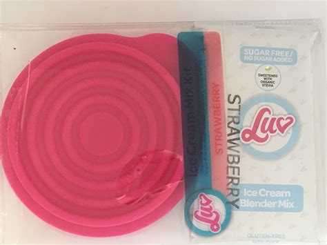 Dairy Ice Cream Blender Kits LUV Ice Cream Keto Sugar Free Sweets
