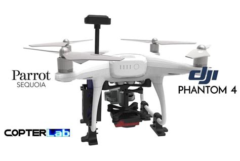 The dji phantom 4 comes standard with a remote control to attach your smartphone or tablet. Parrot Sequoia Mount Kit For Dji Phantom 4 Standard