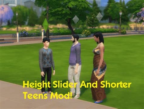 Sims 4 Height Slider Mods How To Change Your Sims Height — Snootysims