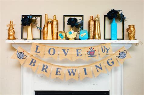 Love Is Brewing Banner Bridal Shower Decoration Coffee Bar Etsy