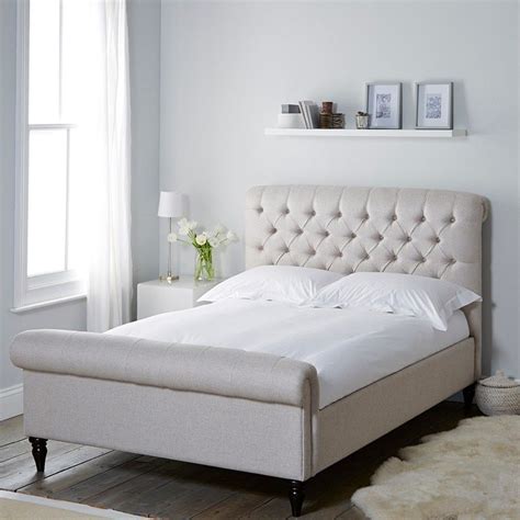 Aldwych Linen Union Scroll Bed Beds The White Company Luxury