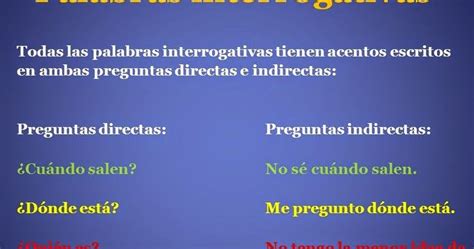 Preguntas Directas E Indirectas ¿cuál Es La Diferencia