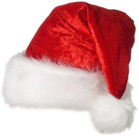 Christmas Velour Santa Claus Hat Xl