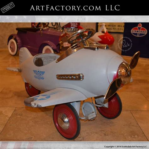 Murray Steelcraft Pursuit Pedal Plane Rare Original Pedal Car