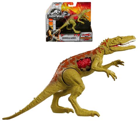 Herrerasaurus Jurassic World Fallen Kingdom Dinosaur 4 Battle Damaged