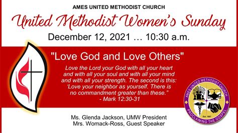 United Methodist Womens Sunday 2021 Youtube