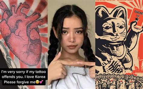 Bella Poarch Tattoo Bella Poarch Receives Criticism From Korean