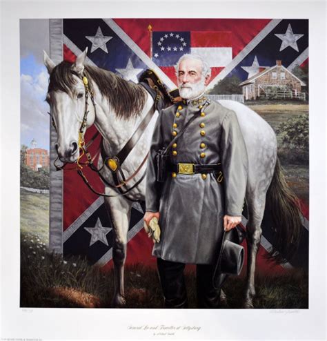 Gnatekgeneral Lee And Traveller At Gettysburgartconfederate Civil War