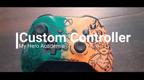 My Hero Academia Custom Xbox Controller Youtube