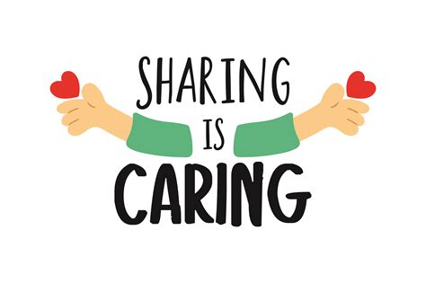 Sharing Is Caring Svg Cut File By Creative Fabrica Crafts · Creative