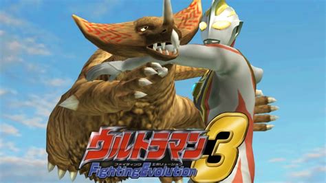 Ps2 Ultraman Fighting Evolution 3 Ultraman Gaia Vs Gomora 1080p