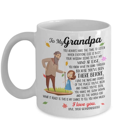 To My Grandpa Mug