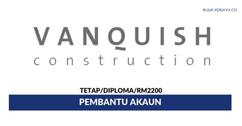 Ynh construction sdn bhd is a company in malaysia, with a head office in seri manjung. Jawatan Kosong Terkini Vanquish Construction ~ Pembantu ...