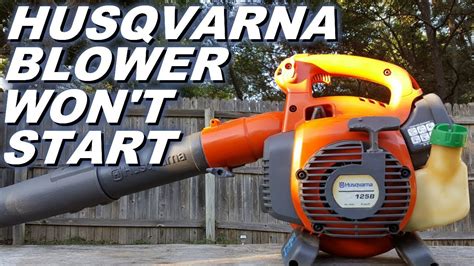 Maybe you would like to learn more about one of these? Husqvarna leaf blower won't start. - YouTube