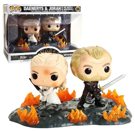 Funko Pop Game Of Thrones - Funko POP! Movie Moments Game Of Thrones #86 Daenerys & Jorah At The Battle Of Winterfell - New Mint