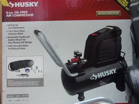Husky Tools Bs1004w 4 Gal Portable Electric Powered Air Compressor