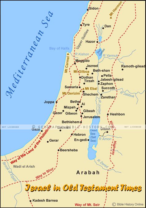 Old Testament Map Abraham