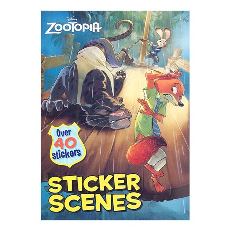 Learning Is Fun Disney Sticker Scenes Zootopia