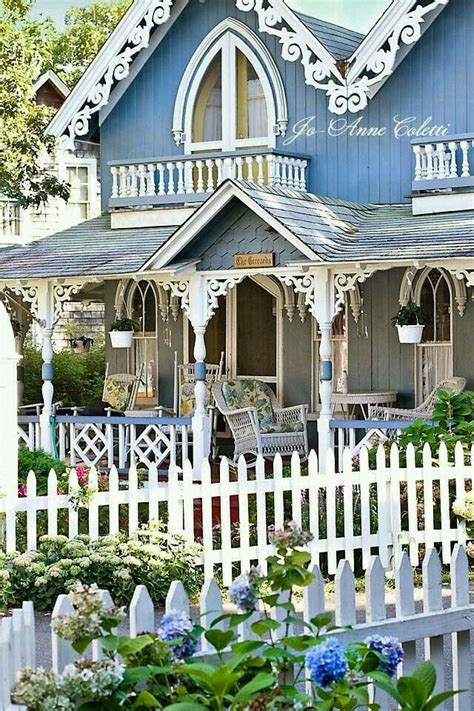 Beautiful Porch Beach Cottage Style Victorian Homes Beach Cottages