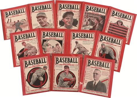 1928 Baseball Magazine Complete Run 1212 Issues