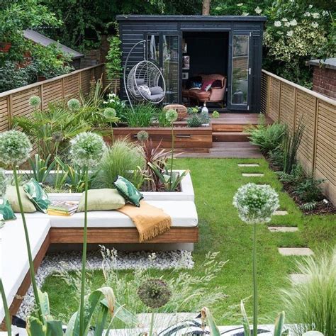 Multi Zoned Garden Makeover With Raised Beds Summerhouse And Dining