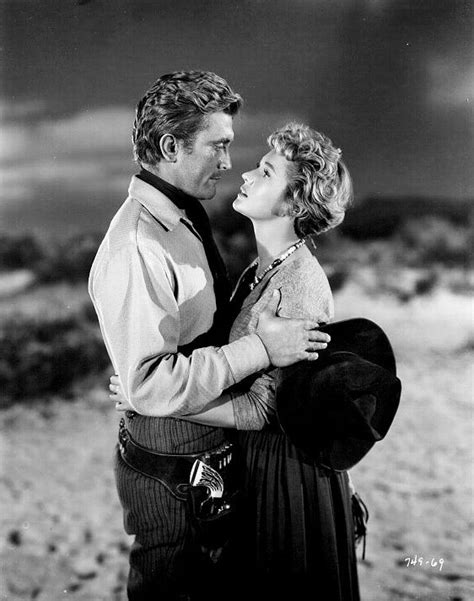 Kirk Douglas And Virginia Mayo Along The Great Divide 1951 Golden Age